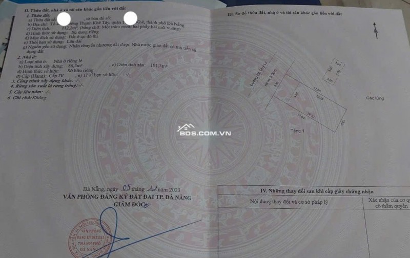 Bán nhà 2 tầng trục đường 10,5m kinh doanh HỒ QUÝ LY